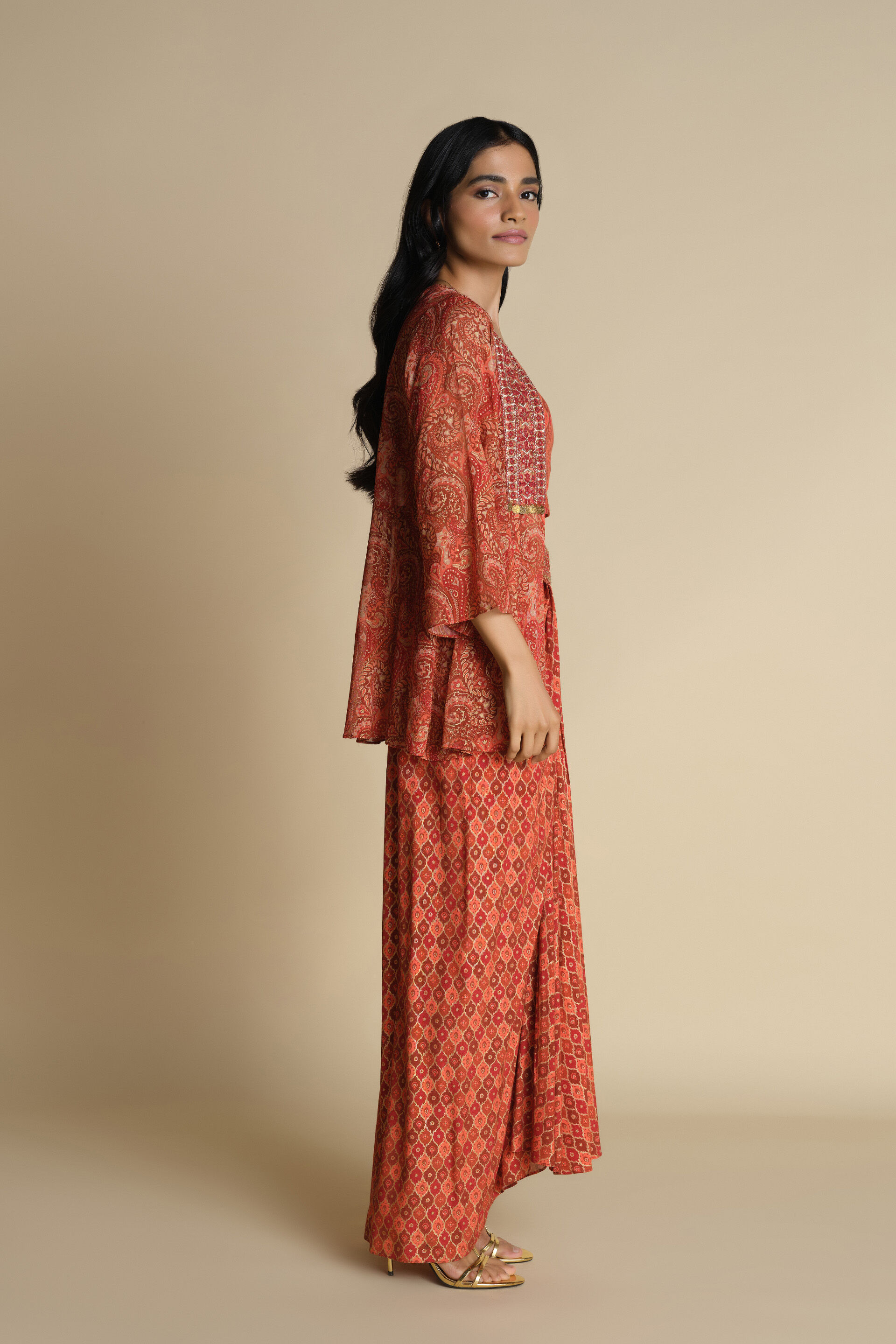 Dillagi Co-ord Set, Rust, image 9
